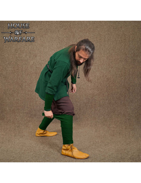 Viking rolled wool Winingas - green