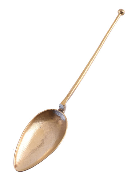 Roman spoon in brass Ligula type...