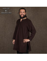 Viking and medieval cotton tunic - brown