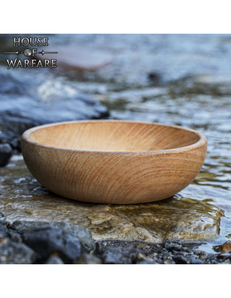 Wooden bowl to eat (4.7x20 cm.)