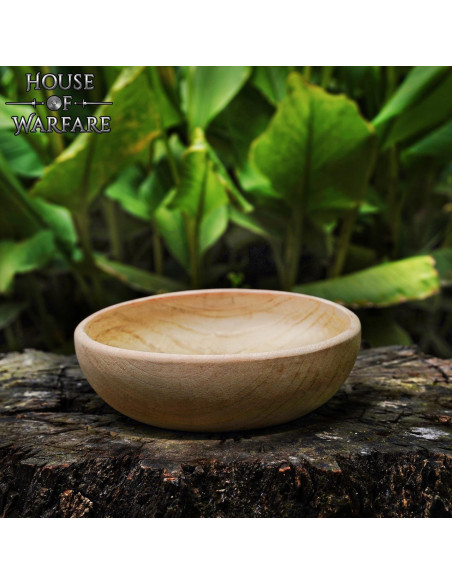 Wooden bowl to eat (4.7x20 cm.)