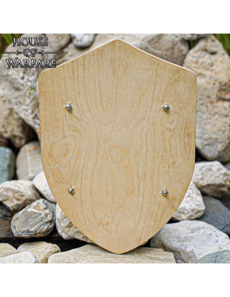 Medieval wooden shield, customizable
