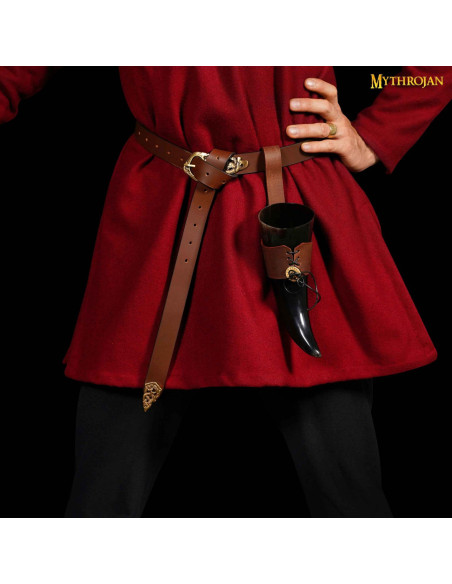 Viking horn with adjustable baldric...