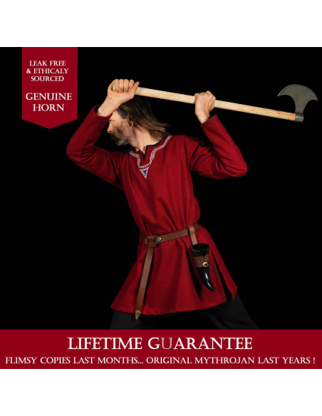 Viking horn with adjustable baldric...