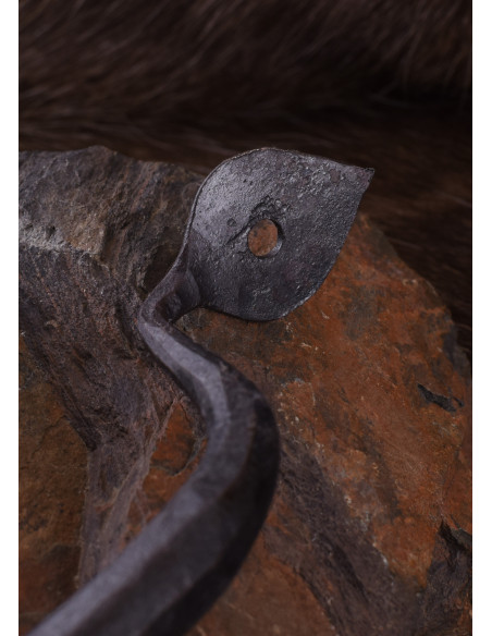 Medieval wrought iron handle (16.5 cm.)
