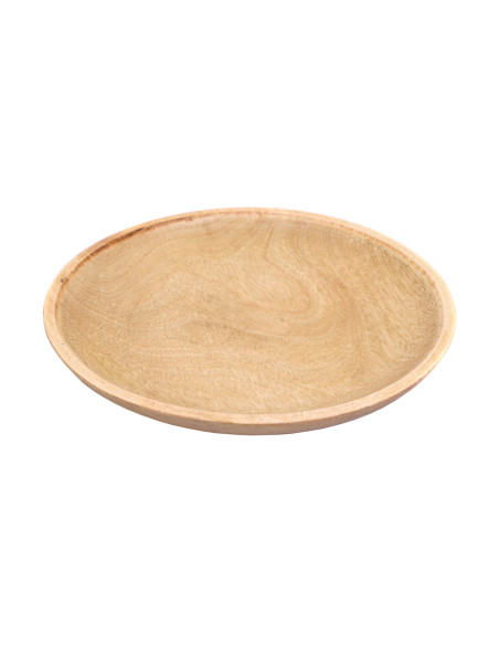 Handmade medieval wooden plate (20 cm.)