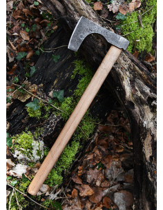 Viking ax with hand forged steel, type C (60 cm.) 2