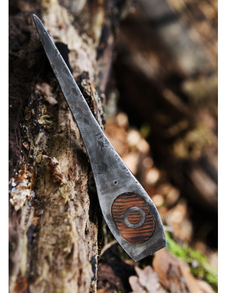 Viking ax with hand forged steel,...