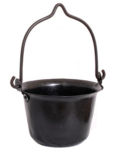 Medieval iron pot, approx. 3 liters