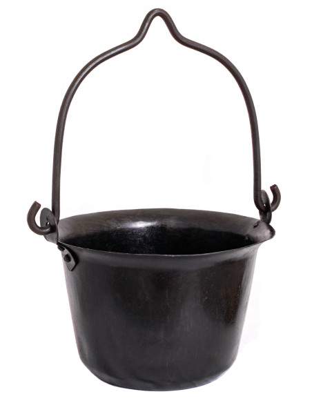 Medieval iron pot, approx. 3 liters
