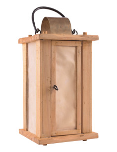 Wooden Lantern-Lantern with parchment windows