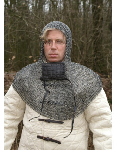 RRR executioner with square folding mask, natural finish