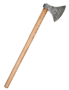 Viking ax with hand forged steel, type M (82 cm.)