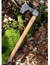 Viking ax with hand forged steel, type B (60 cm.)