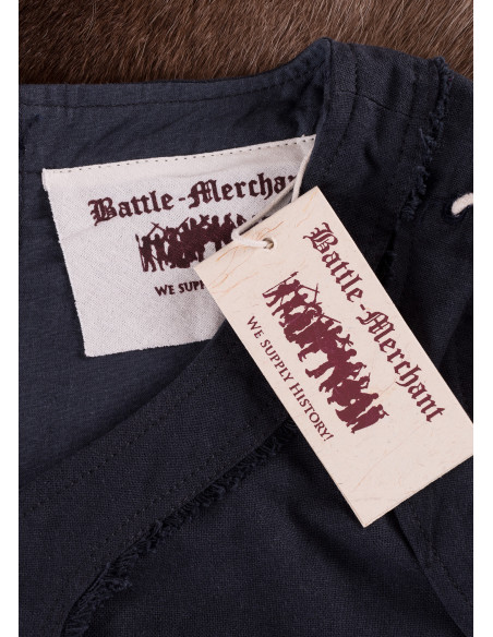 Medieval Dress Marit with Lace, dark...