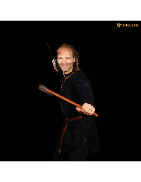 Viking tunic in the with piped collar...