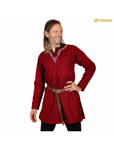 Viking Tunic in the with piped collar...