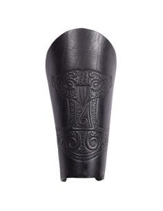 Thor's Hammer Leather Viking Bracelet