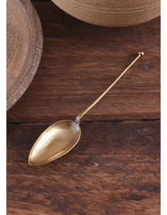 Roman brass spoon Ligula type (14.5 cm.) 2