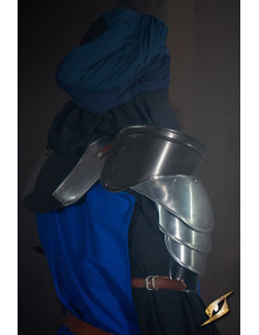 Set of gorget and shoulder pads model Black Ice 2