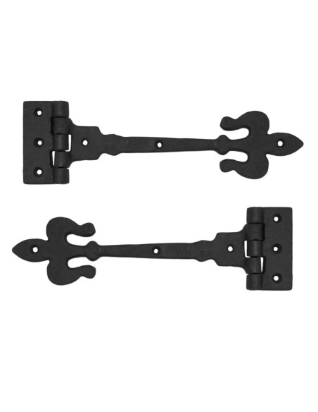 Set 2 fleur de lis hinges for... Set 2 fleur de lis hinges for...