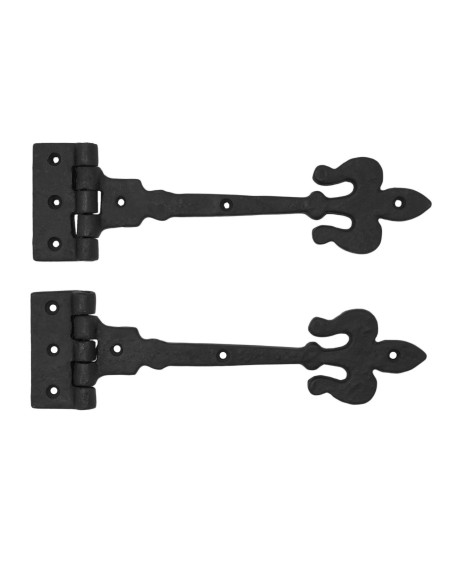 Set 2 fleur de lis hinges for... Set 2 fleur de lis hinges for...