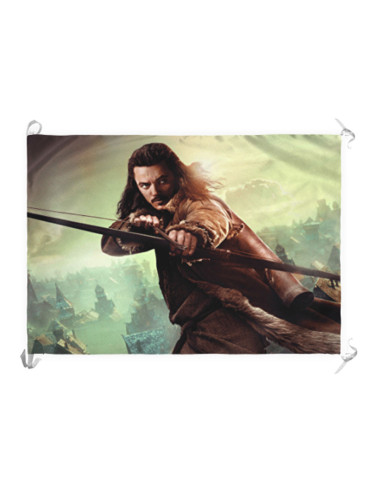 Banner-Flag of Bard I - The Archer, The Hobbit
 Material-Satin