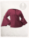 Medieval blouse woman Felice - Bordeaux color