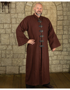 Oberon robe for wizards and clerics - brown