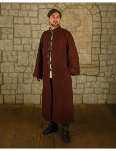 Oberon robe for wizards and clerics - brown 2