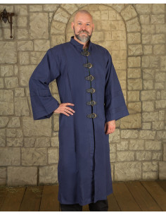 Oberon tunic for magicians and clerics in cotton - blue