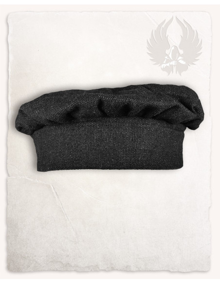 Armin Italian medieval beret - black