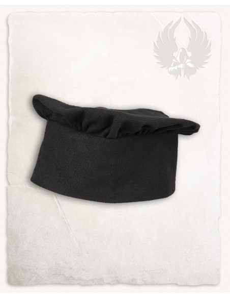Armin Italian medieval beret - black