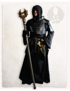 Medieval gorget and Rasmus fantasy in leather 2