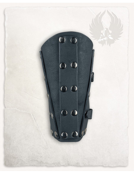 Erend Medieval Bracers in leather -...