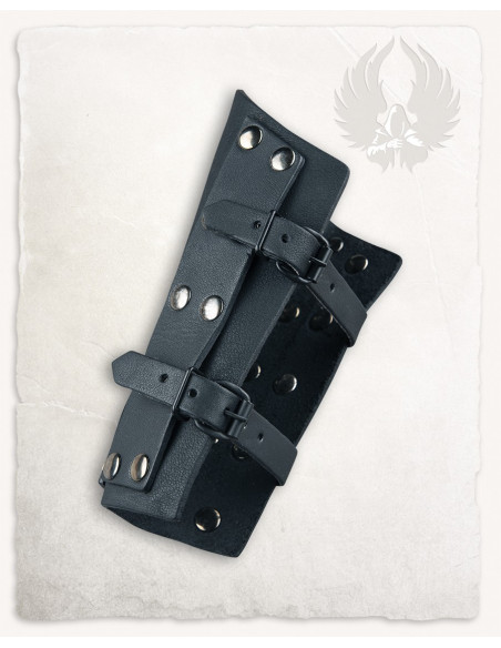 Erend Medieval Bracers in leather -...