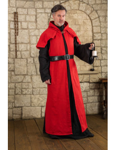Pilgrims and wizards coat model Abraxas (red cotton)