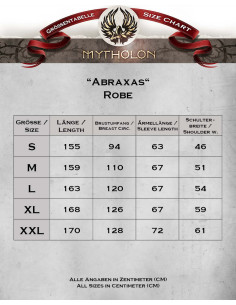 Pilgrim or magician's robe Abraxas model, cream 2
