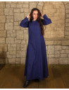 Blue medieval tunic model Alina, in cotton