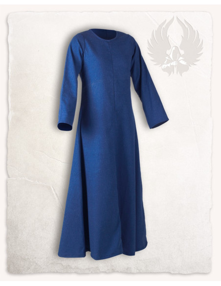 Blue medieval tunic model Alina, in... Blue medieval tunic model Alina, in...
