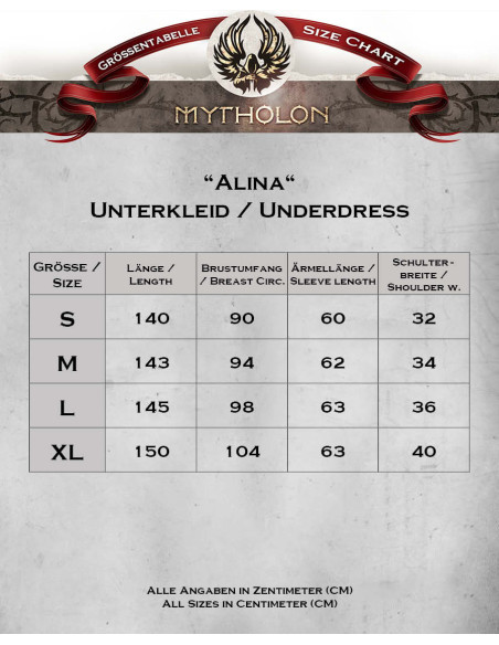 Blue medieval tunic model Alina, in... Blue medieval tunic model Alina, in...