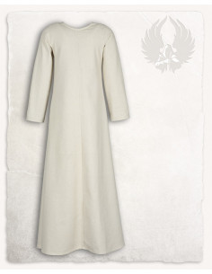Medieval tunic cream Alina model, in cotton