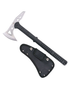 Third tactical ax in 420 steel and ABS handle