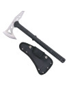 Third tactical ax in 420 steel and ABS handle