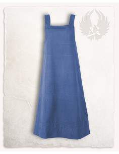 Viking apron dress model Alva, blue