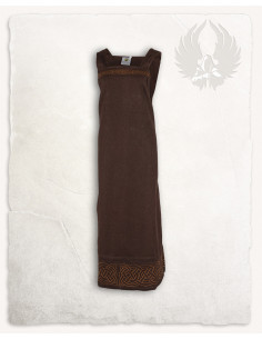 Viking apron dress model Alva, brown