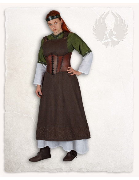 Viking dress apron model Alva... Viking dress apron model Alva...
