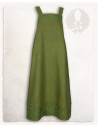 Viking apron dress model Alva Fishbone, green