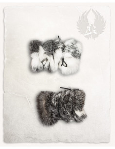 Viking English Rabbit Fur Bracers 2