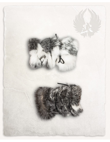 Viking English Rabbit Fur Bracers